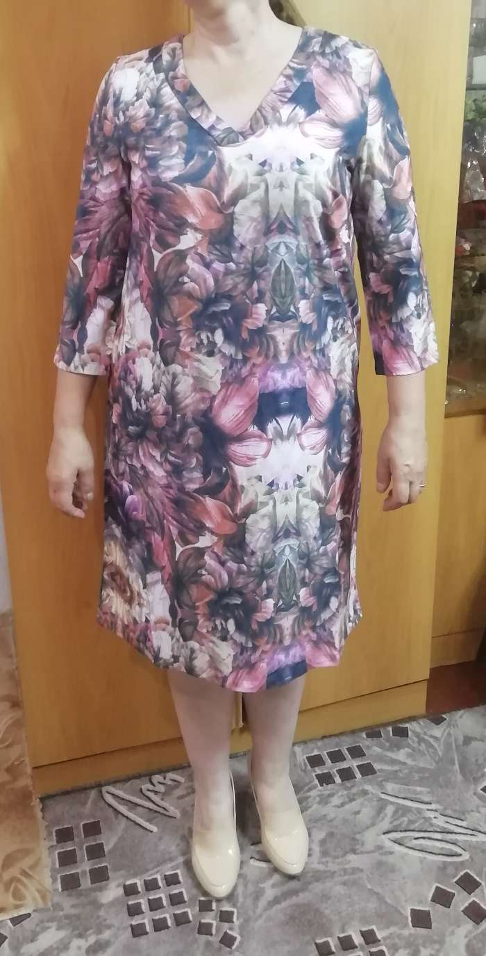 Фотография покупателя товара Платье женское 52000483, цвет бордо, размер 50 (XL), рост 170 - Фото 2