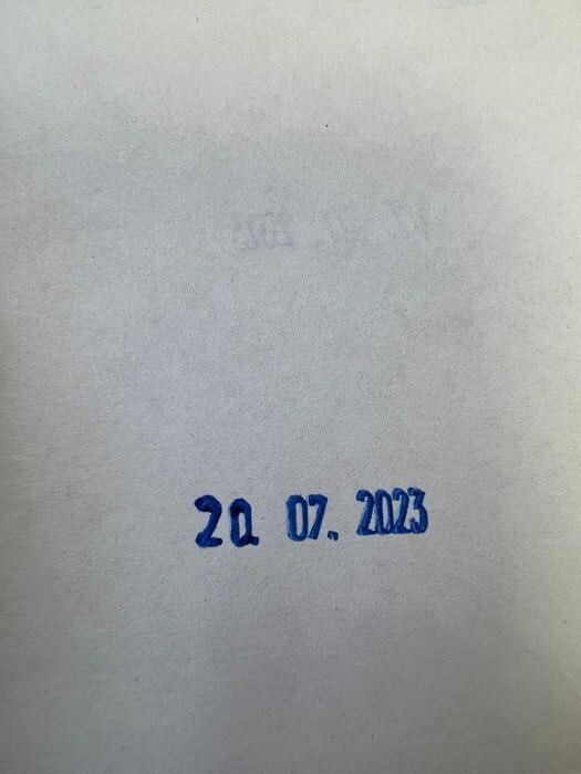 Фотография покупателя товара Датер-мини автоматический COLOP S 120 BANK, дата цифрами, высота шрифта 3.8 мм - Фото 1