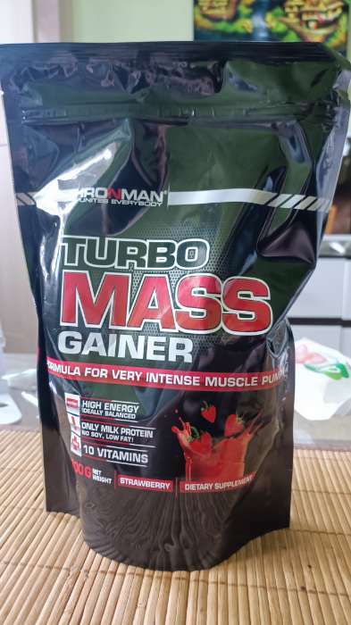 Фотография покупателя товара Гейнер Ironman Turbo Mass, шоколад, спортивное питание, 700 г - Фото 2