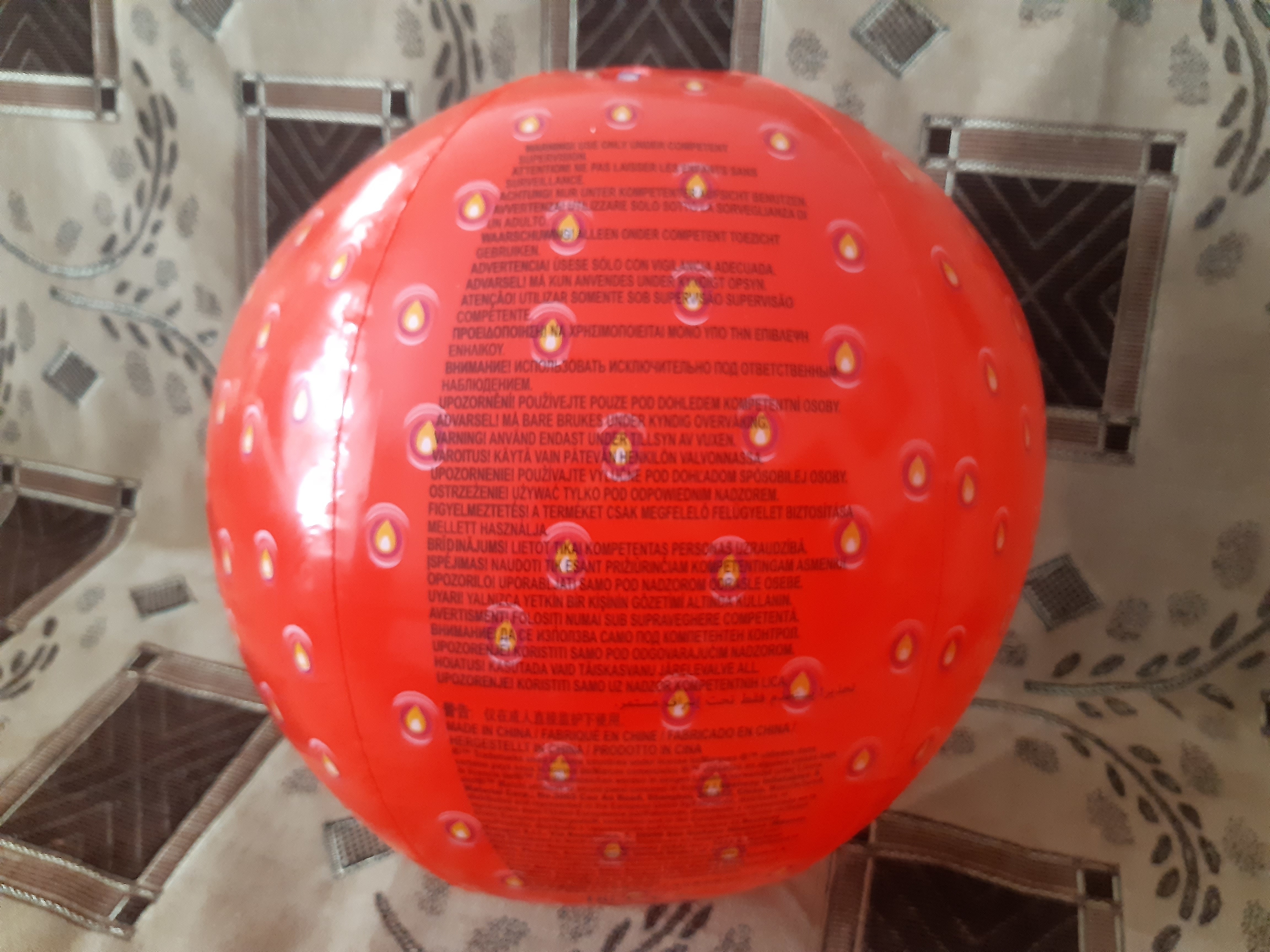 Фотография покупателя товара Мяч надувной «Фрукты», от 2 лет, d=46 см, МИКС, 31042 Bestway - Фото 11