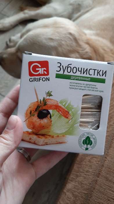 Фотография покупателя товара Зубочистки Grifon, берёза, 500 шт в индивидуальной п/э упаковке