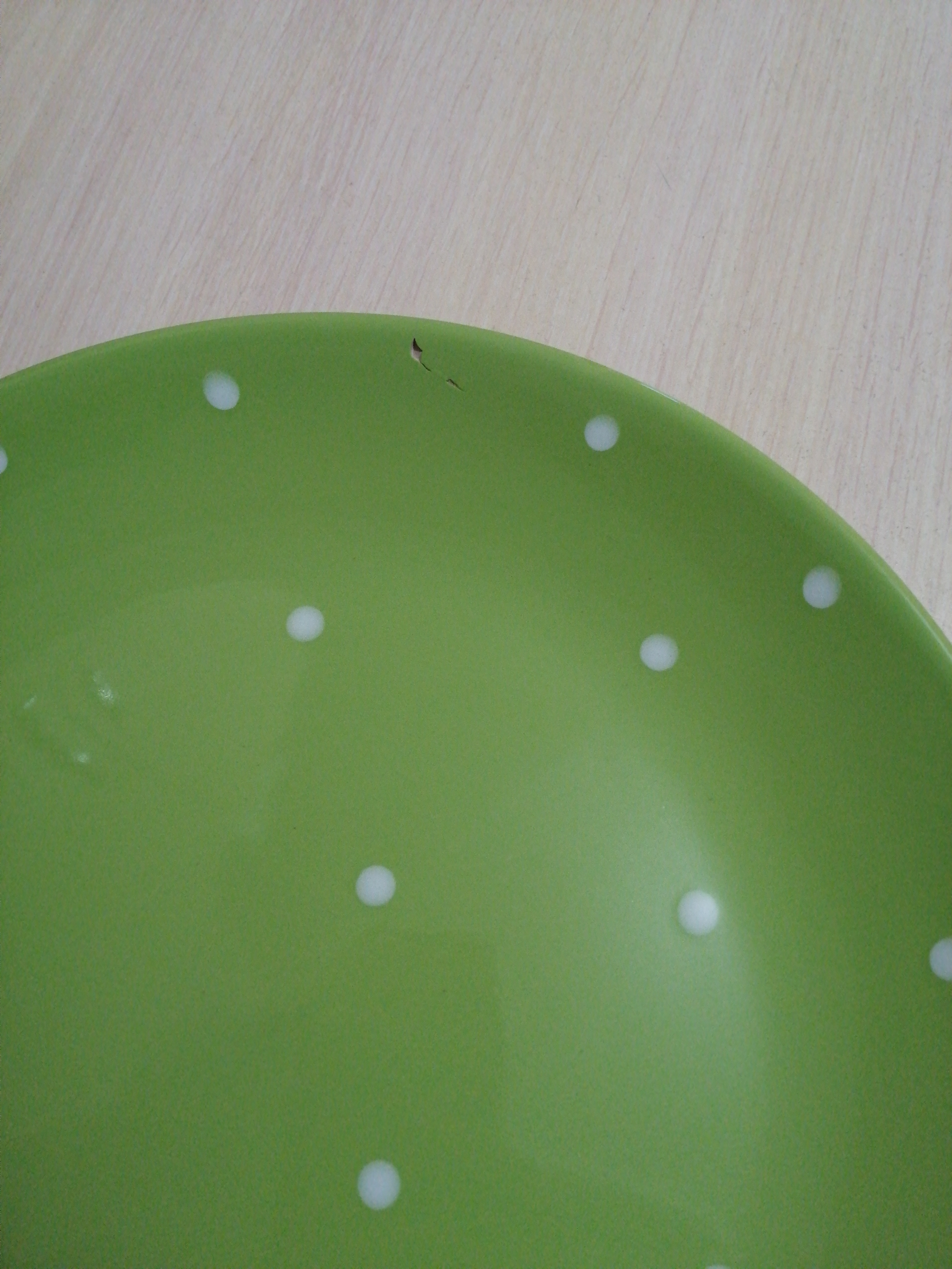 Фотография покупателя товара Тарелка керамическая обеденная Доляна «Зелёный горох», d=27 см, цвет зелёный - Фото 2