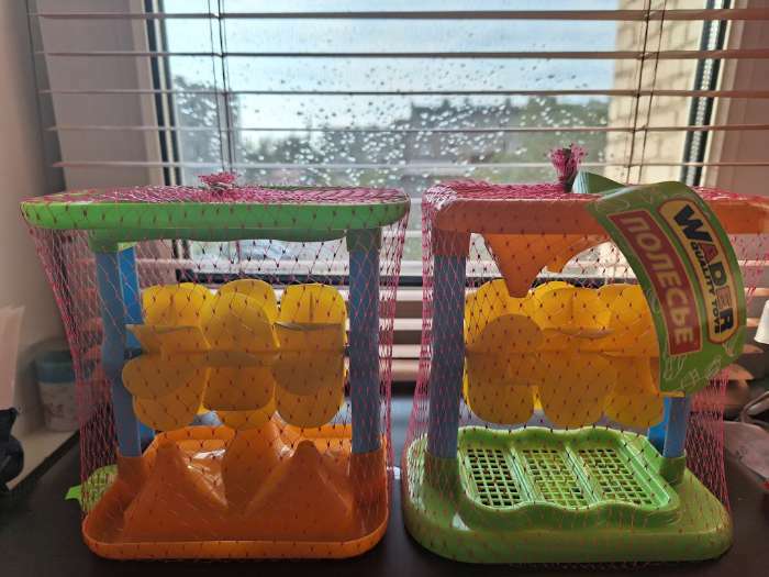 Фотография покупателя товара Песочная мельница с основанием, МИКС - Фото 1