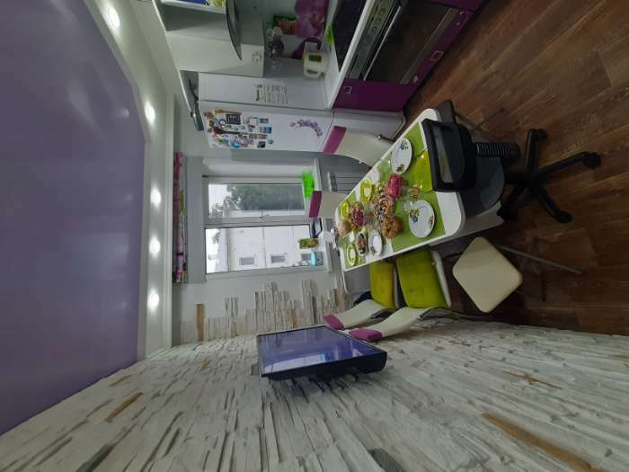 Фотография покупателя товара Стол кухонный на одной ножке раскладной СО-3, 1200(1500)х650х756, Белый/Белый