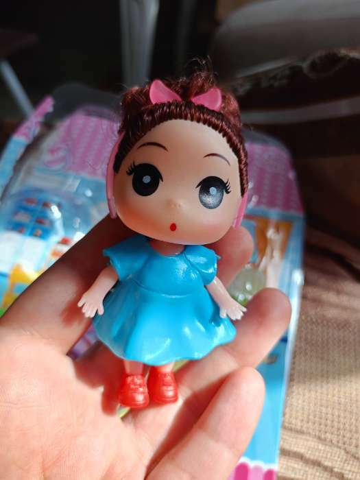 Фотография покупателя товара Кукла малышка «Лола» с аксессуарами, МИКС - Фото 3