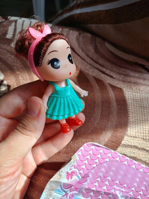 Фотография покупателя товара Кукла малышка «Лола» с аксессуарами, МИКС - Фото 2