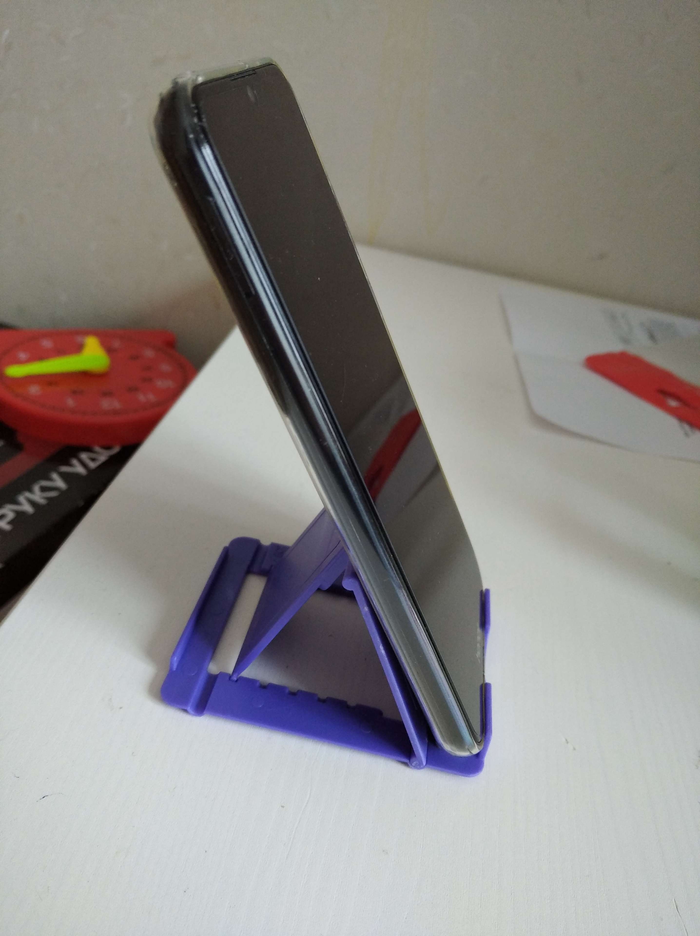 Фотография покупателя товара Подставка для телефона Luazon, складная, регулируемая высота, синяя - Фото 20