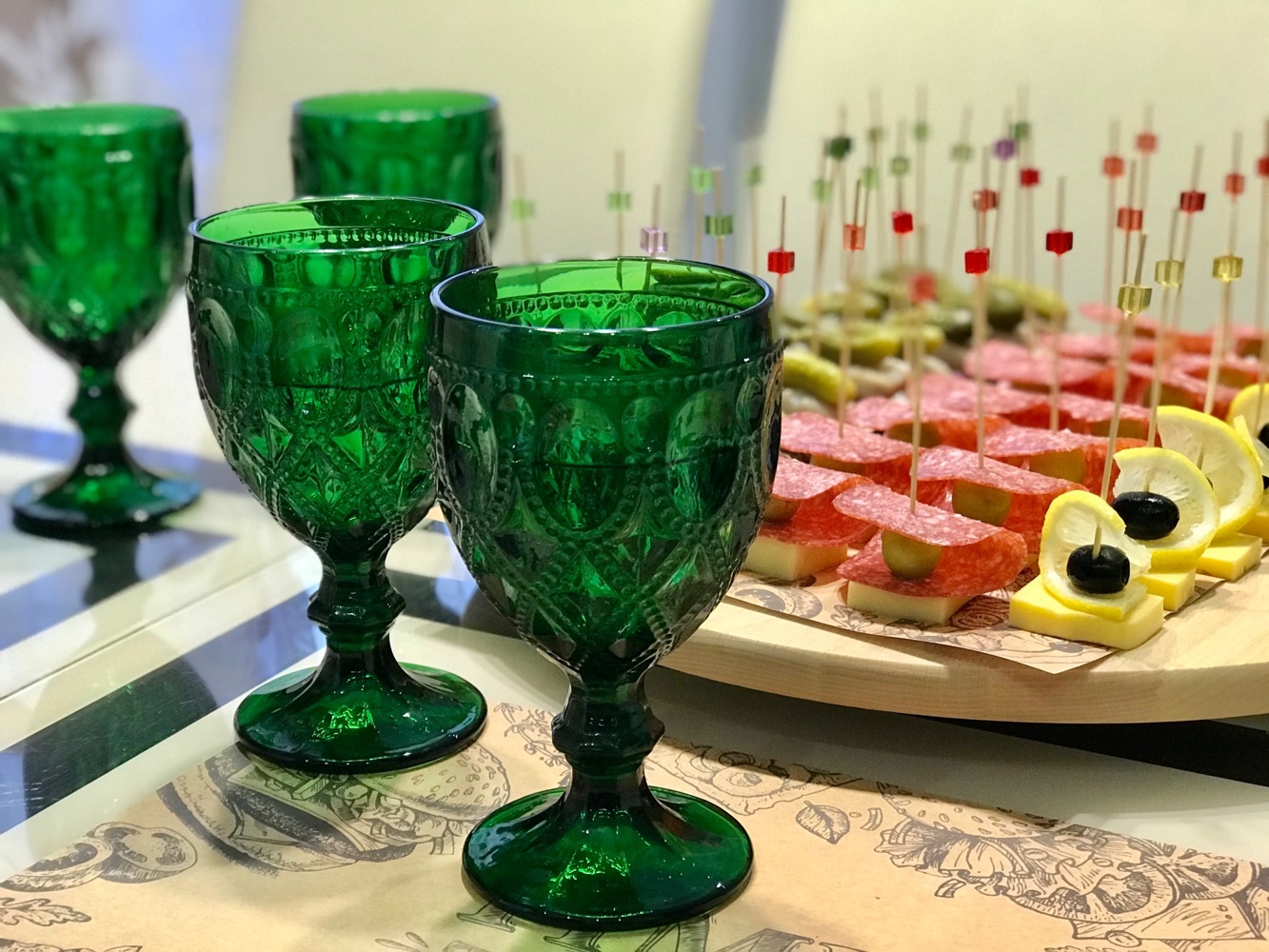 Фотография покупателя товара Бокал из стекла Magistro «Варьете», 320 мл, цвет зелёный