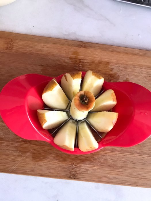 Фотография покупателя товара Приспособление для фруктовой нарезки «Вкус», нержавеющая сталь - Фото 4
