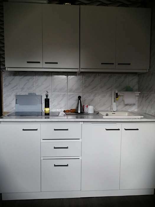 Фотография покупателя товара Кухонный гарнитур Стиль 1600, Белый/Белый - Фото 9