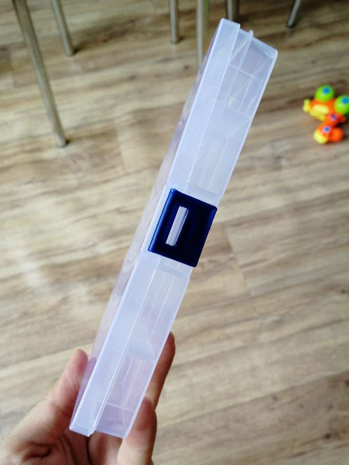 Фотография покупателя товара Бокс пластиковый для хранений RICCO, 15 отделений, 17,5×10×2 см, цвет белый - Фото 8