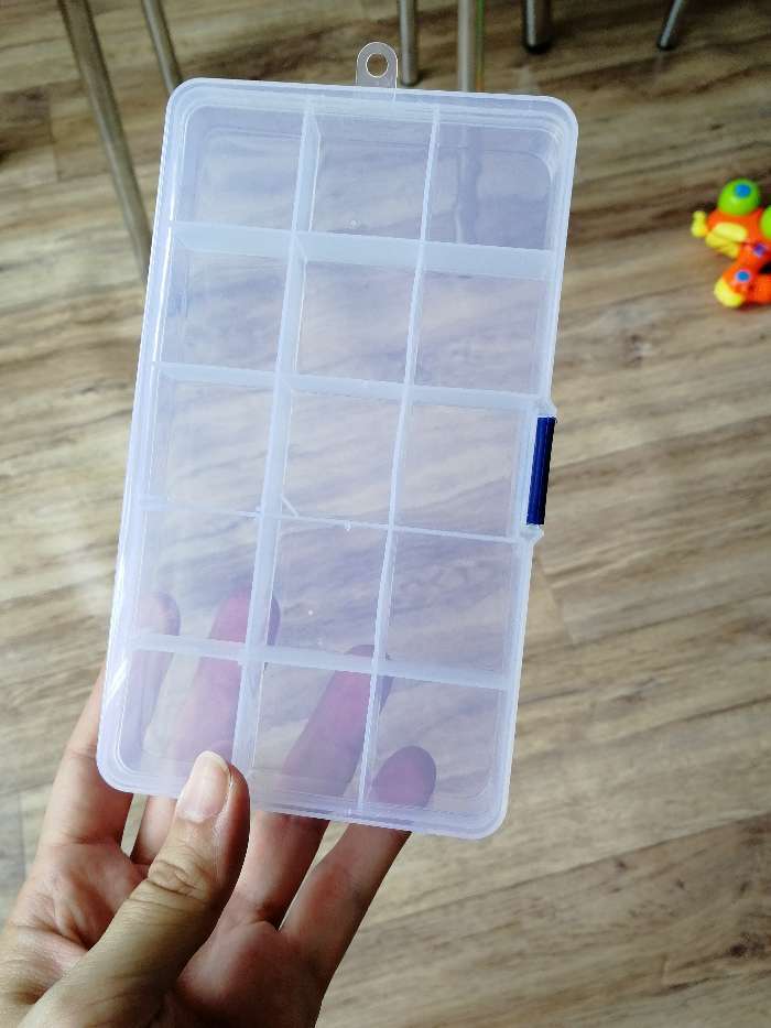 Фотография покупателя товара Органайзер для хранения пластиковый RICCO, 15 ячеек, 17,5×10×2,2 см, цвет МИКС - Фото 9