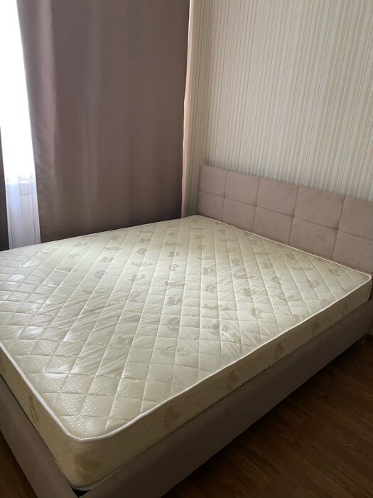 Фотография покупателя товара Кровать двуспальная Svetlana – 2, спальное место 1600×2000 мм, велюр, цвет коричневый - Фото 11