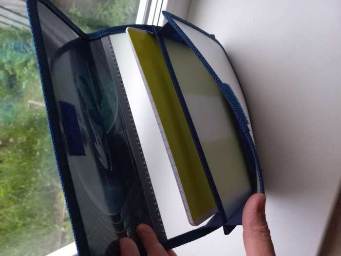 Фотография покупателя товара Папка для тетрадей А5 (200 х 230 х 75 мм), с клапаном на липучке, 2 отделения, пластик/текстиль, ПТ-95 "Racing car" - Фото 1