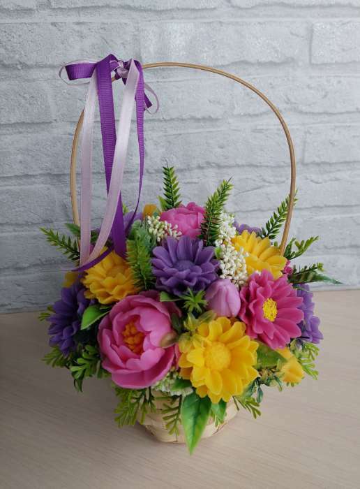 Фотография покупателя товара Букет искусственный «Папоротник пышный», h=22 см - Фото 6