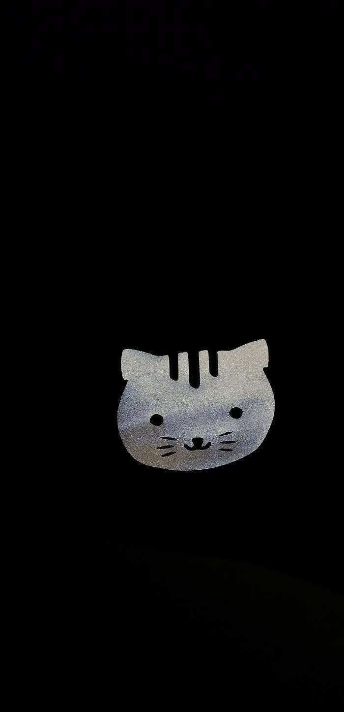 Фотография покупателя товара Светоотражающая термонаклейка на одежду «Кошка»