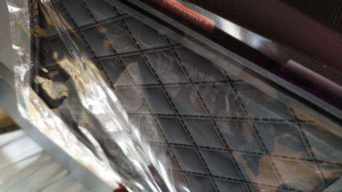Фотография покупателя товара Коврик противоскользящий 20×13 см с бортом, черный - Фото 1