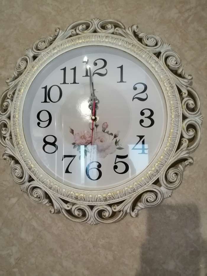 Фотография покупателя товара Часы настенные, интерьерные, "Хостон", бесшумные, d-40.5 см, циферблат 26 см - Фото 34