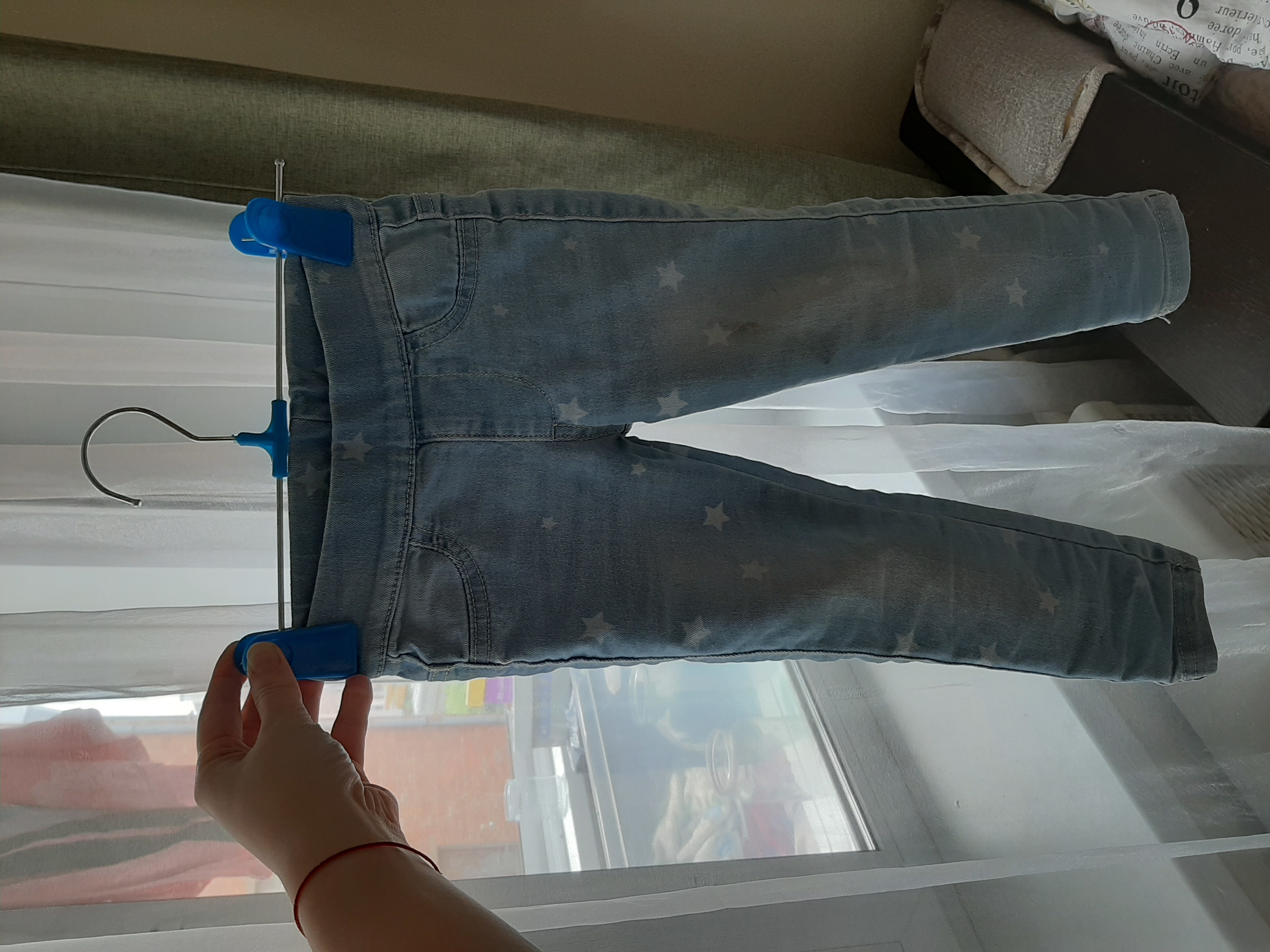 Фотография покупателя товара Вешалка для брюк и юбок с зажимами, 27,5×12 см, цвет МИКС - Фото 7