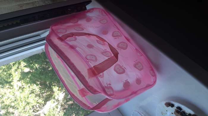Фотография покупателя товара Косметичка на молнии, цвет розовый