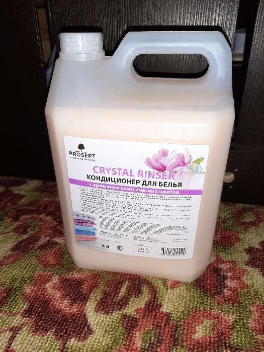 Фотография покупателя товара Кондиционер Prosept Crystal Rinser, экзотические цветы, концентрат, 5 л