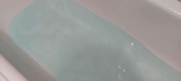 Фотография покупателя товара Бомбочка для ванны с морской солью "Лазурная волна" 110 г Добропаровъ - Фото 3