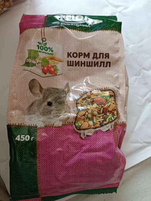 Фотография покупателя товара Корм Triol для шиншилл, 450 г - Фото 1