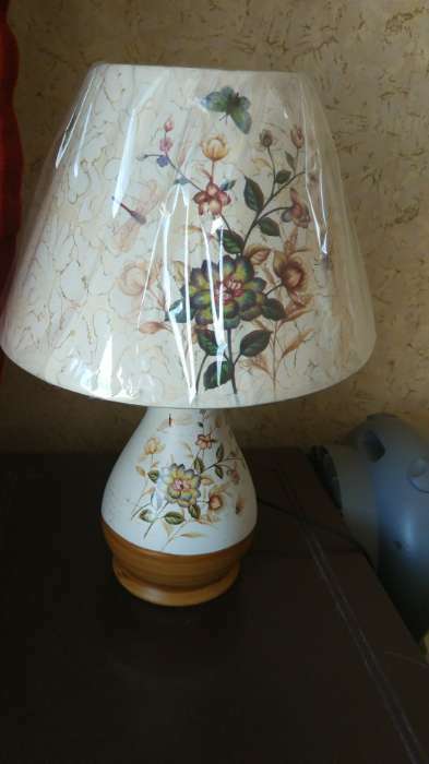 Фотография покупателя товара Лампа настольная керамика "Сказка" Е14 25W 220В 36,5х25х25 см RISALUX - Фото 2