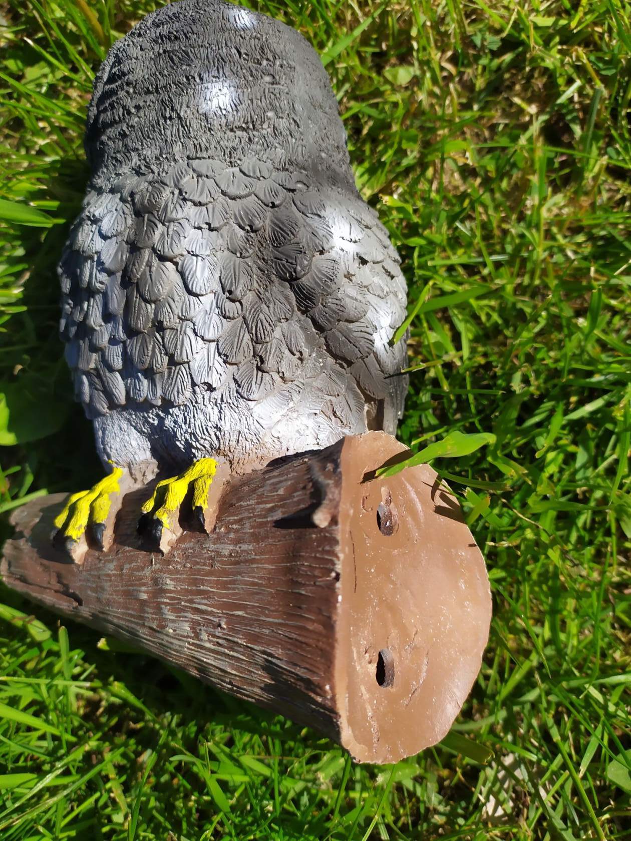 Фотография покупателя товара Подвесной декор "Сова на ветке" 10х14х21см, МИКС серый - Фото 7