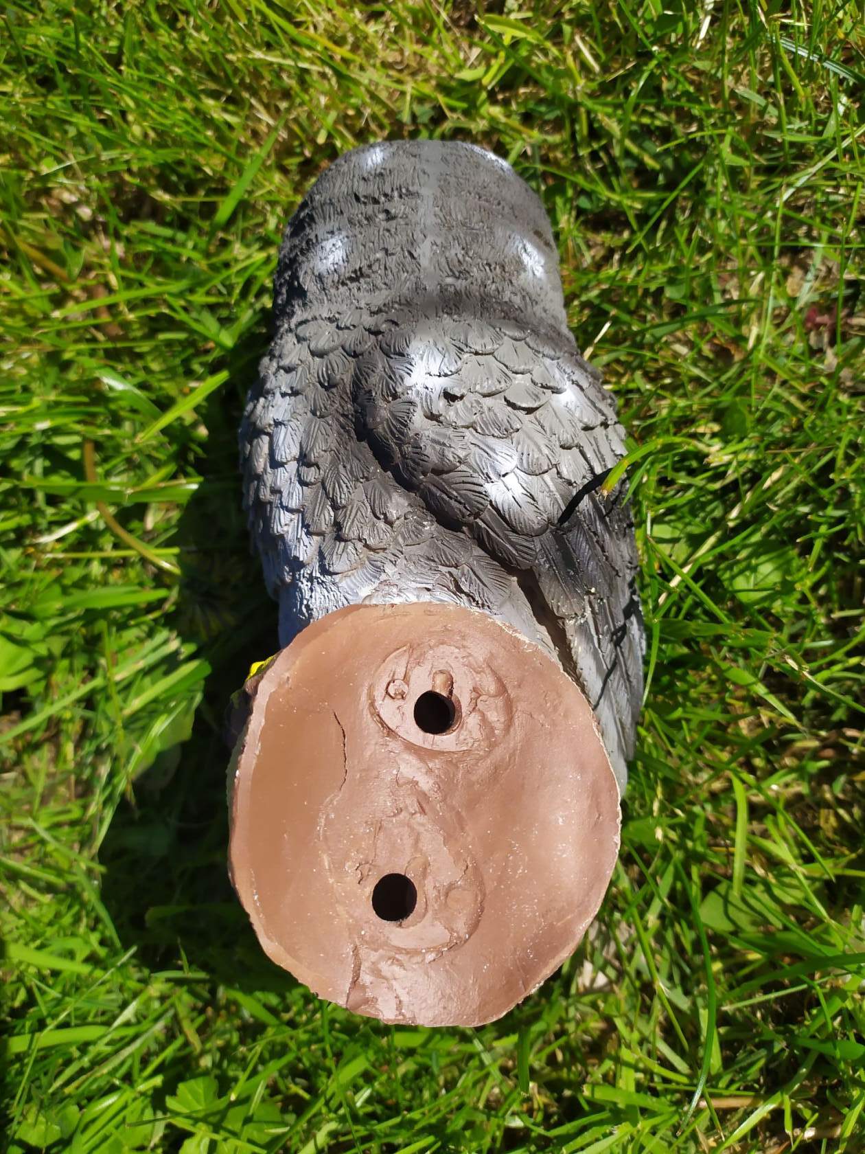 Фотография покупателя товара Подвесной декор "Сова на ветке" 10х14х21см, МИКС серый - Фото 6