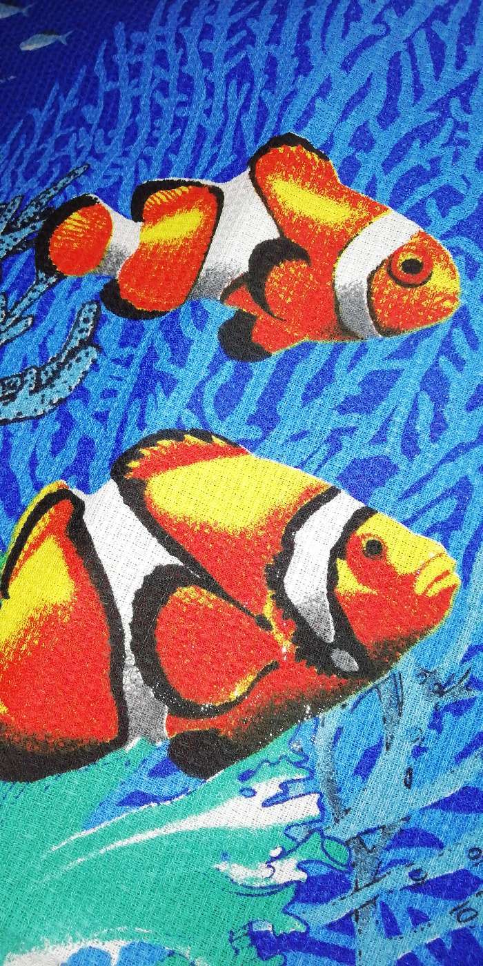 Фотография покупателя товара Вафельное полотенце пляжное Риф 80х150 см, разноцветный, хлопок 100%, 160 г/м2 - Фото 1