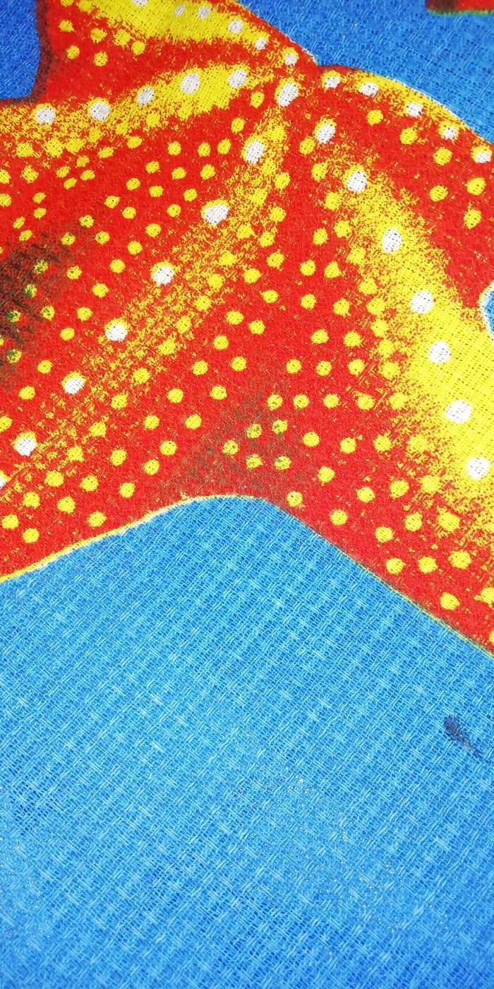 Фотография покупателя товара Вафельное полотенце пляжное Риф 80х150 см, разноцветный, хлопок 100%, 160 г/м2 - Фото 3