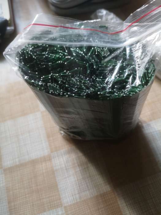 Фотография покупателя товара Клип-лента в нарезке, зеленый, 13 см - Фото 2