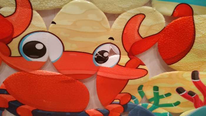 Фотография покупателя товара Коврик противоскользящий СПА в ванну на присосках Доляна «Яркие рыбы», 35×68 см - Фото 10