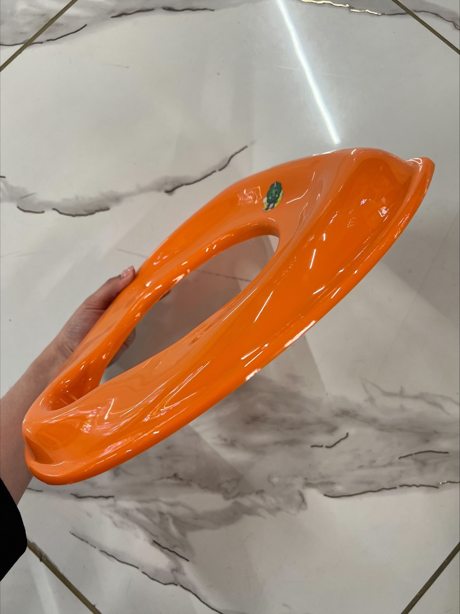 Фотография покупателя товара Сиденье на унитаз, цвет оранжевый