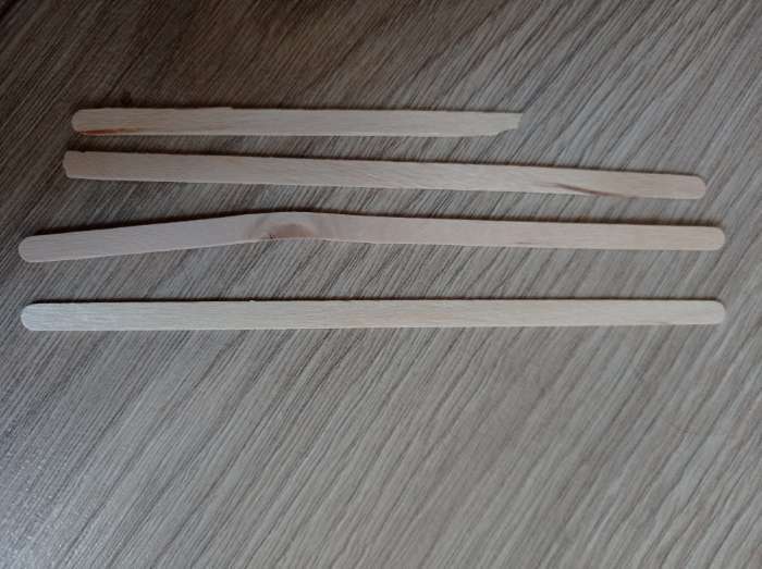 Фотография покупателя товара Палочки деревянные, 14×0,5 см, 35 шт