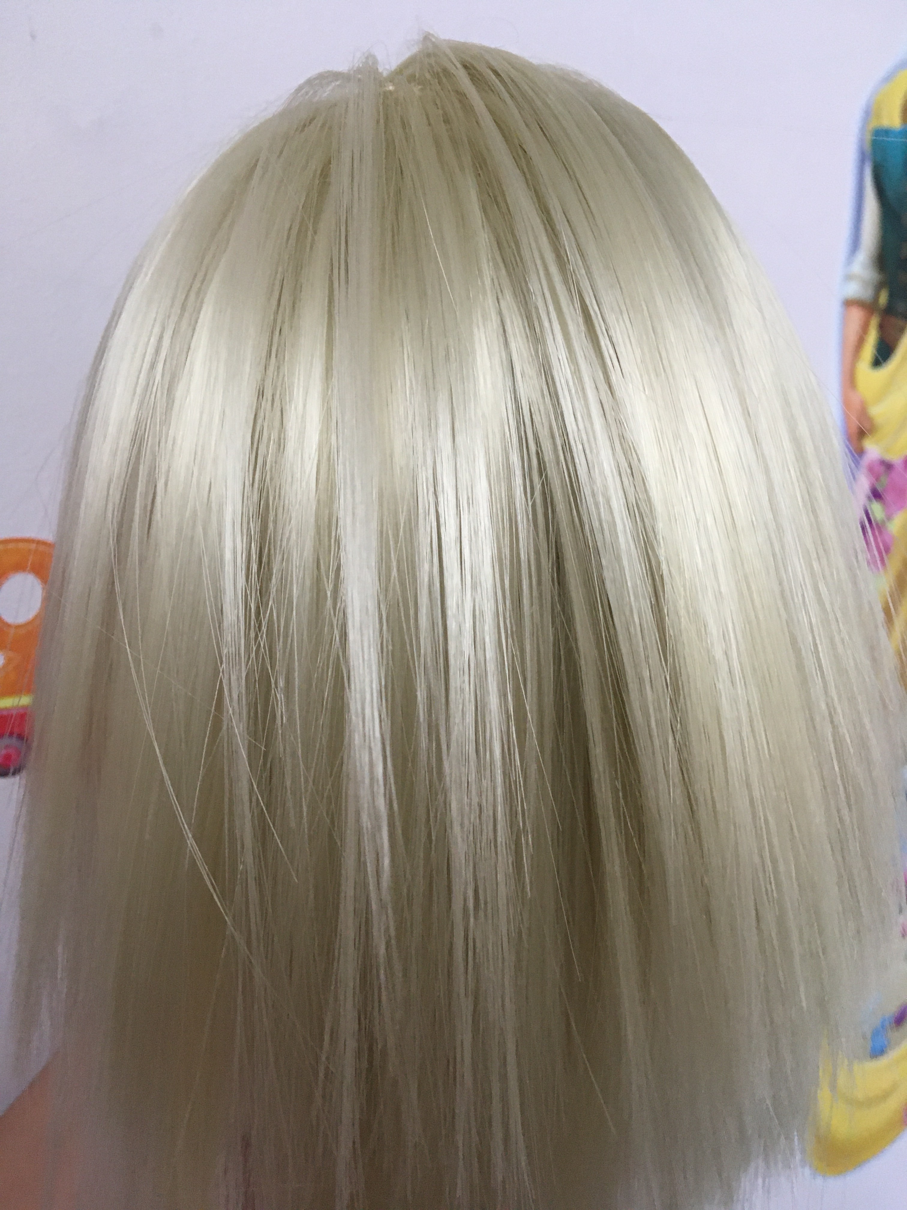 Фотография покупателя товара Волосы - тресс для кукол «Прямые» длина волос: 15 см, ширина:100 см, цвет № 88 - Фото 2