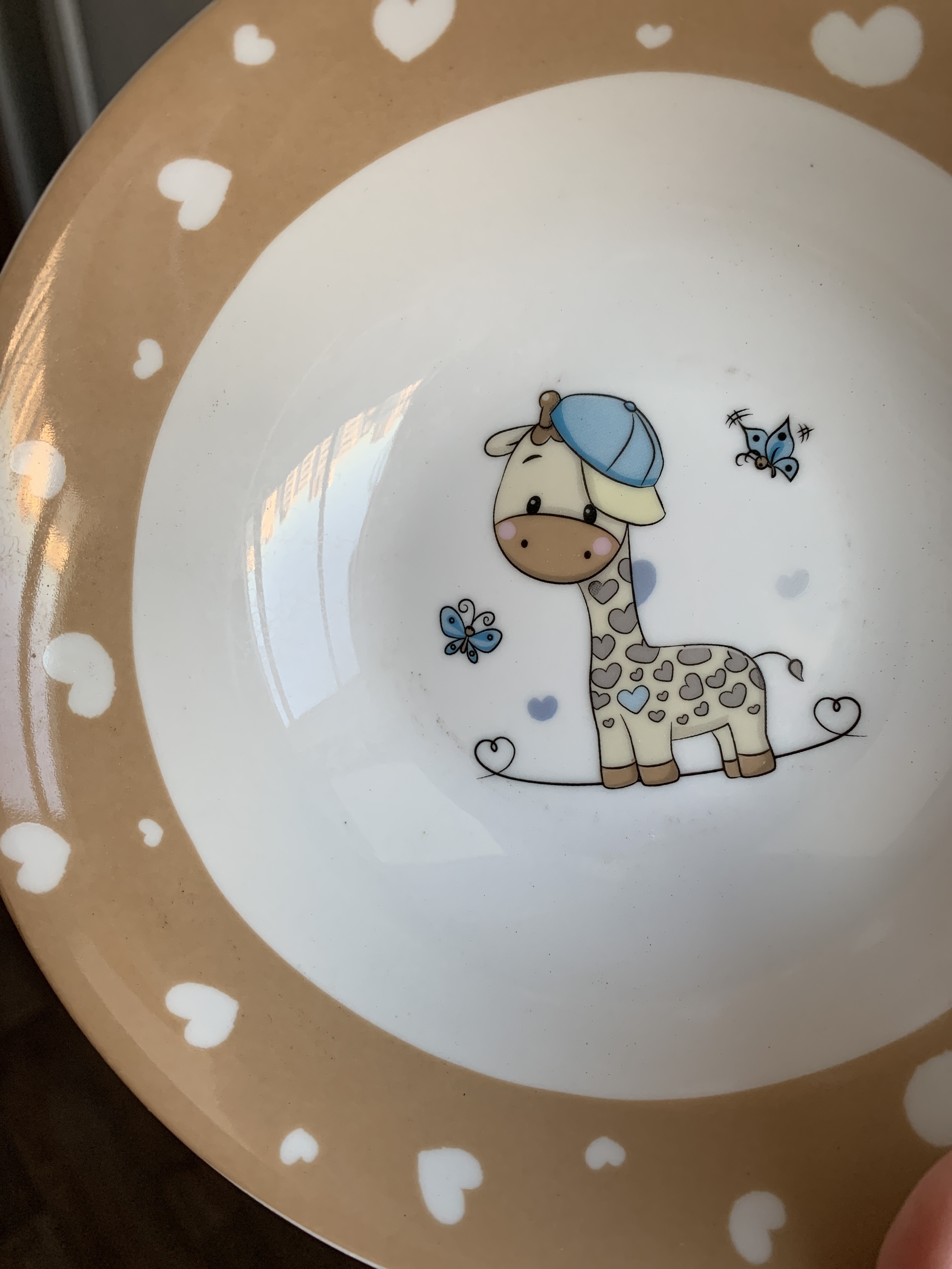 Фотография покупателя товара Набор детской посуды из керамики Доляна «Жирафик», 3 предмета: кружка 230 мл, миска 400 мл, тарелка d=18 см - Фото 18