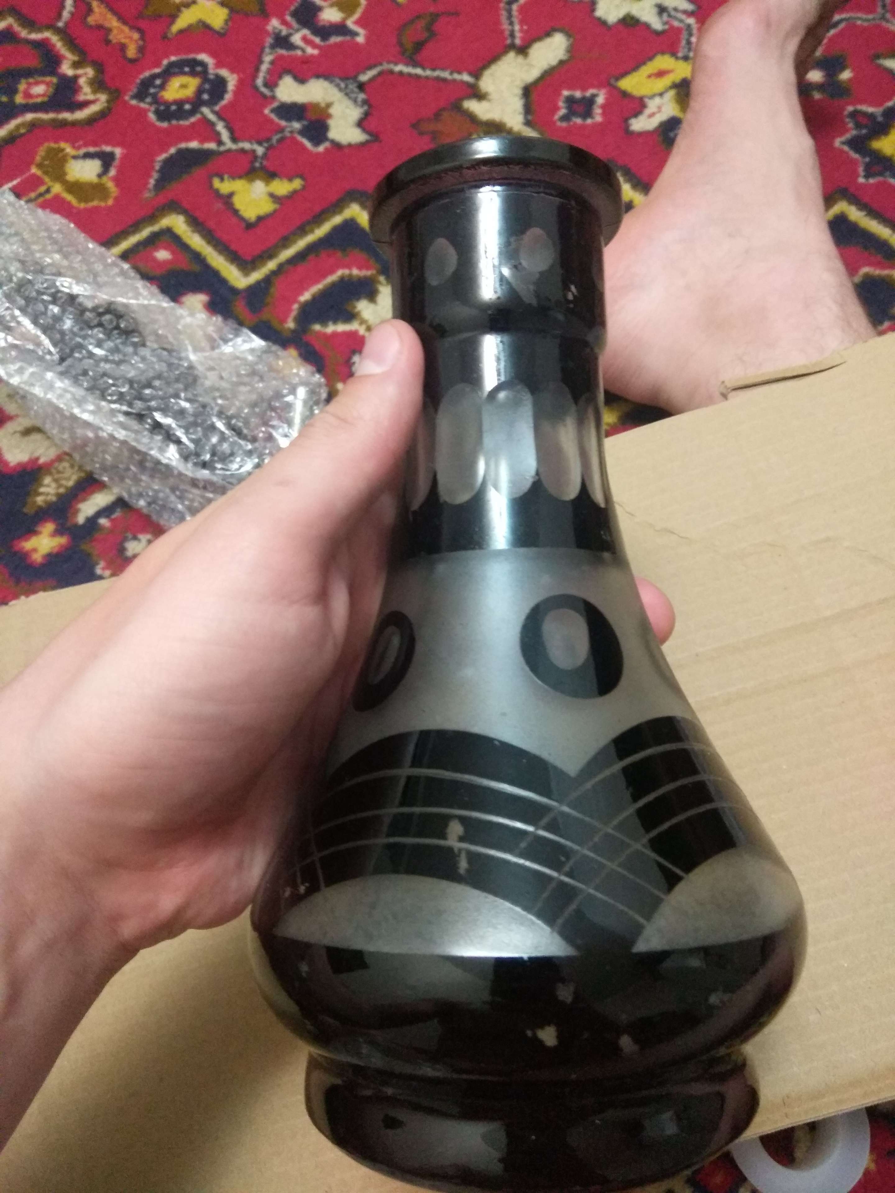 Фотография покупателя товара Кальян "Мосба", 51 см, 1 трубка, черный - Фото 7