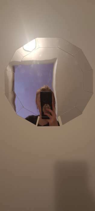 Фотография покупателя товара Зеркало настенное, наклейки интерьерные, зеркальные, декор на стену, панно 30 х 25 см - Фото 3