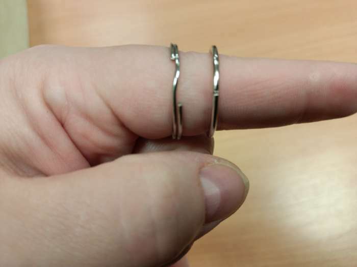 Фотография покупателя товара Соединительное кольцо металл серебро 2,2х2,2 см набор 50 шт - Фото 1