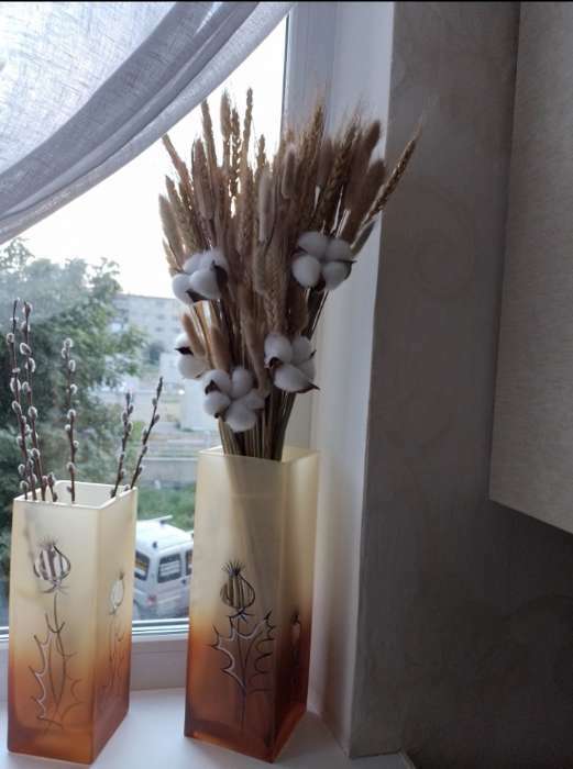 Фотография покупателя товара Сухоцветы «Пшеница», h=60 см, набор 10 шт., бежевые - Фото 14