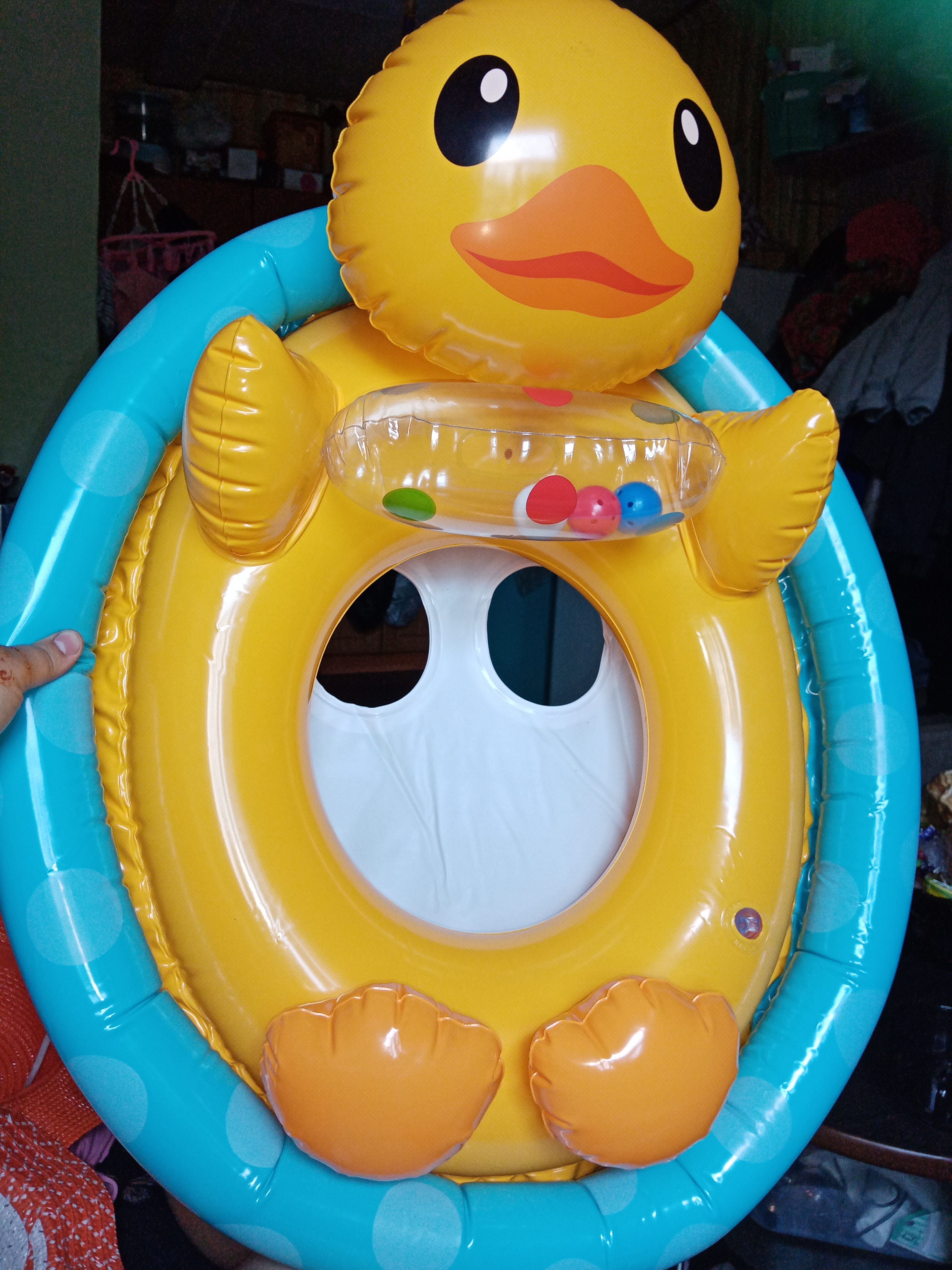 Фотография покупателя товара Круг для плавания «Зверюшки», с сиденьем, от 3-4 лет, цвет МИКС, 59570NP INTEX - Фото 6
