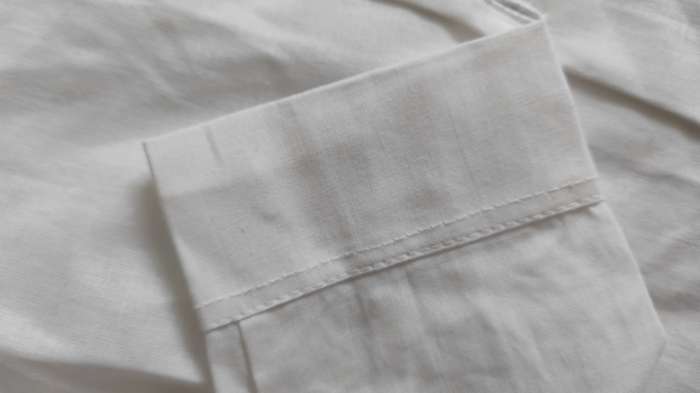 Фотография покупателя товара Школьная рубашка для мальчика, цвет белый, рост 152 см - Фото 3