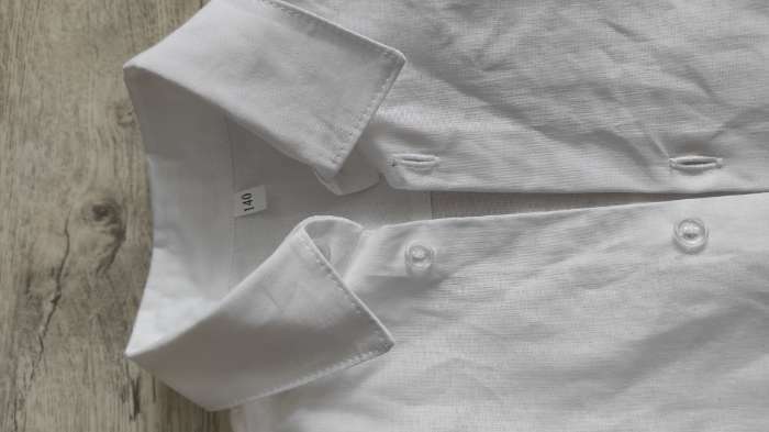 Фотография покупателя товара Школьная рубашка для мальчика, цвет белый, рост 164 см - Фото 2