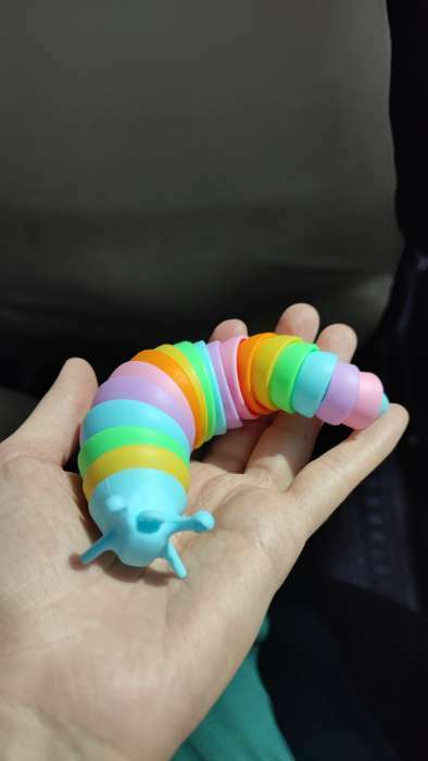 Фотография покупателя товара Развивающая игрушка «Гусеница», цвета МИКС - Фото 8