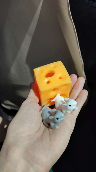 Фотография покупателя товара Мялка «Сыр», с мышками - Фото 1