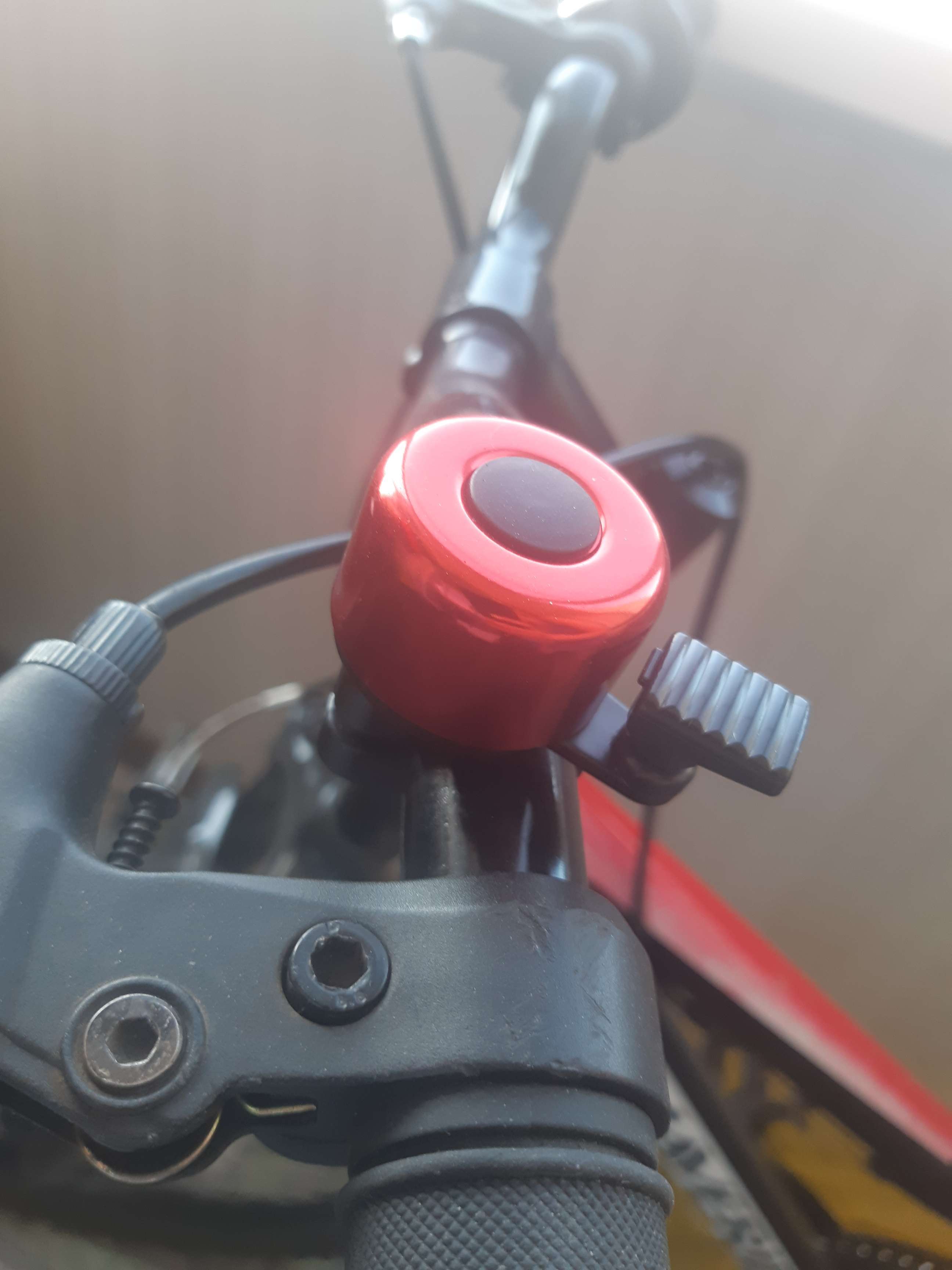 Фотография покупателя товара Звонок велосипедный STG 11А-09, ударный, цвет красный - Фото 2