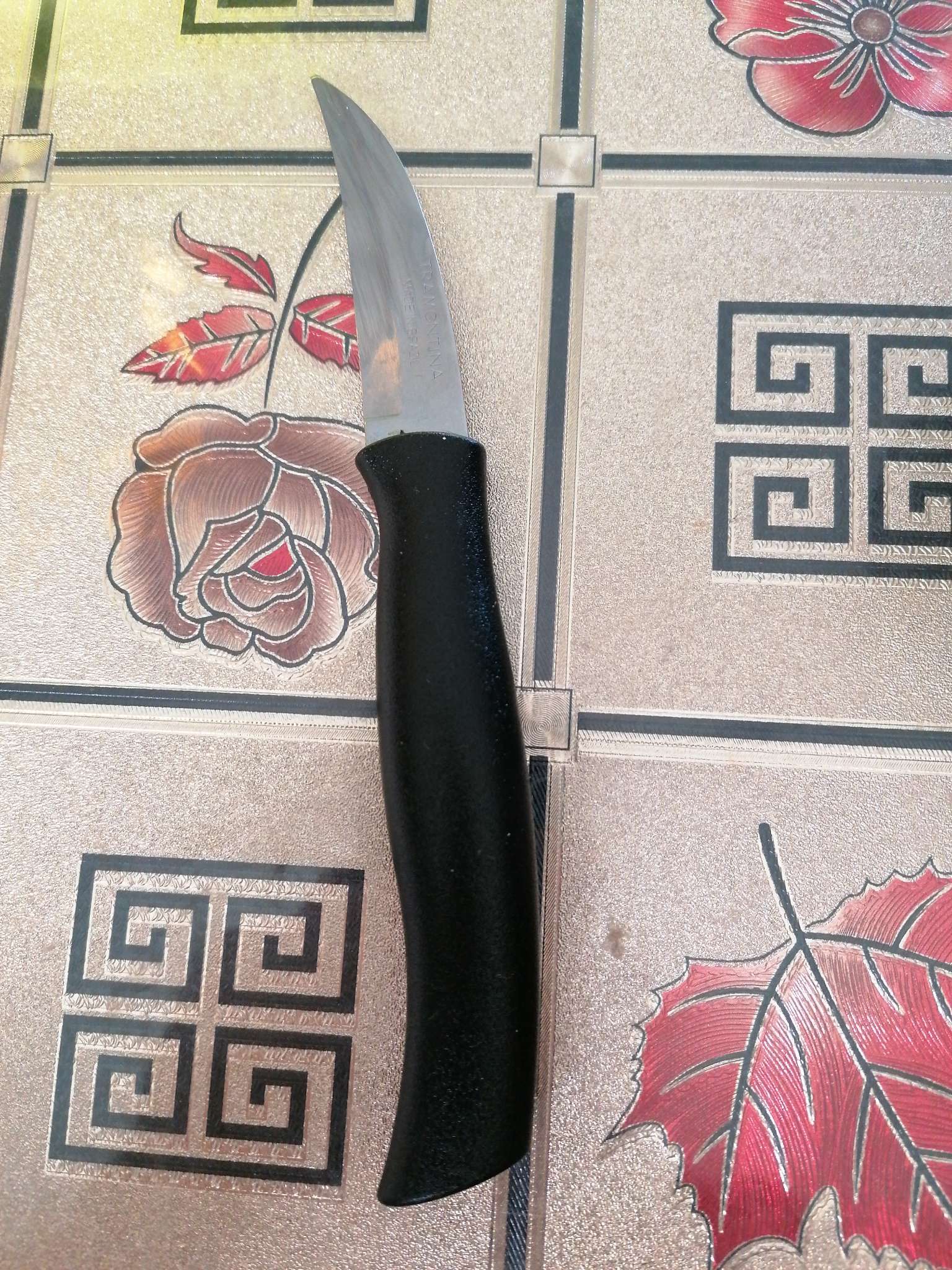 Фотография покупателя товара Нож кухонный для овощей Athus, лезвие 7,5 см, сталь AISI 420 - Фото 2