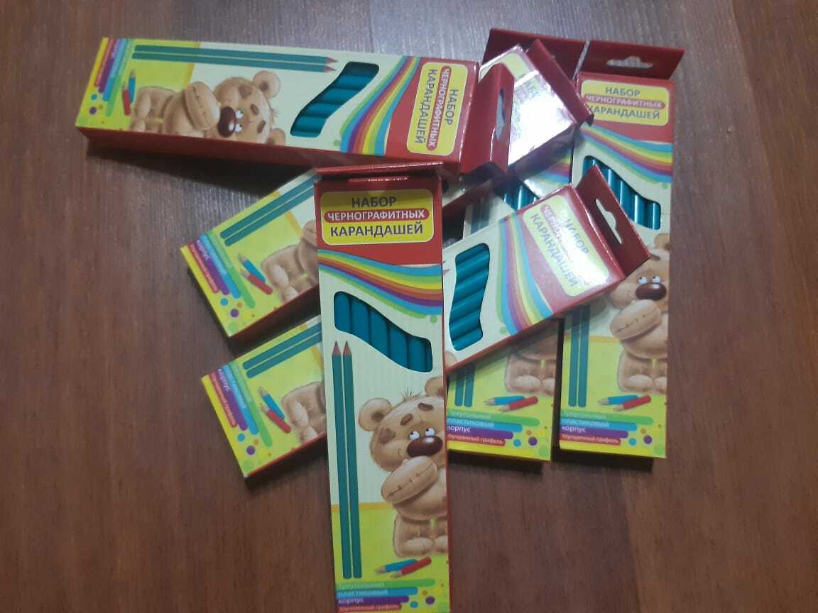 Фотография покупателя товара Карандаш чернографитный CALLIGRATA, зелёный пластиковый, НВ - Фото 7